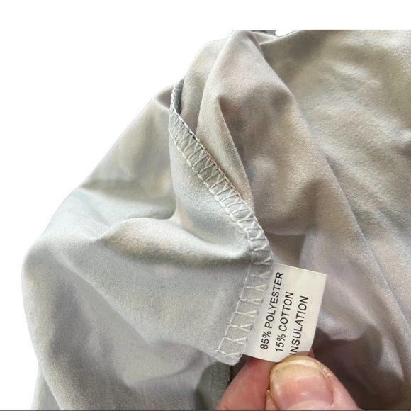 ANGASHION MARLED GRAY AND BLUSH PINK FLORAL LS SOFT STRETCHY HOODIE TOP - Picture 10 of 13